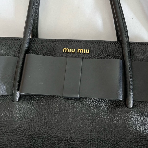 Miu Miu Black Bow Bag - Picture 7 of 12